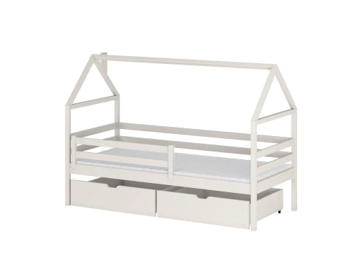 ARON 80x200 katoen Kinderbed Eenpersoons Huisbed Lano Meubels