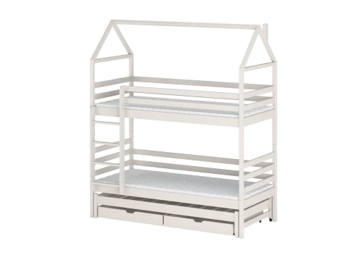 DALIA 80x160 katoen stapelbed huisje Lano Meubels