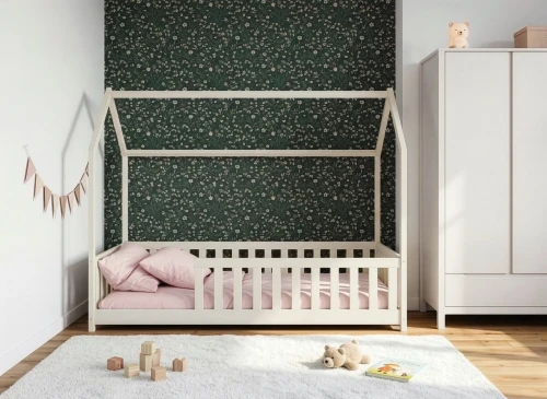 NOAH 80x180 katoen Montessori vloerbed kinderbed huisbed Lano Meubels