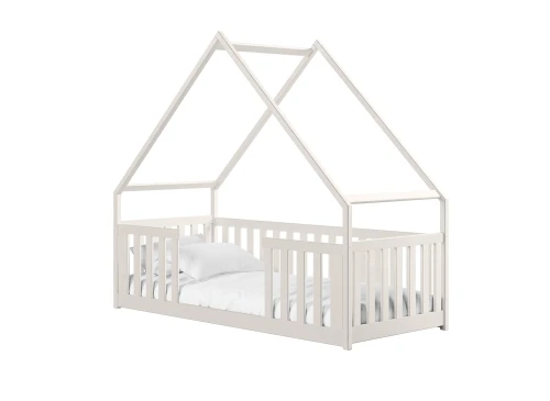 BEE 80x180 katoen Eenpersoons Kinderbed Huisje Lano Meubels