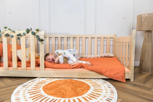 CONCEPT 90x200 grenen Montessori vloerbed voor kinderen Lano Meubels