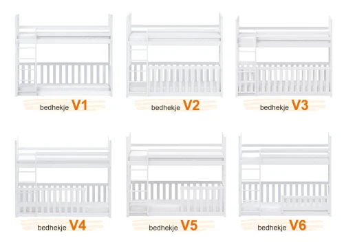 CRIS 90x200 grenen stapelbed Lano Meubels